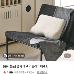 에르고 플러스 베개 L사이즈