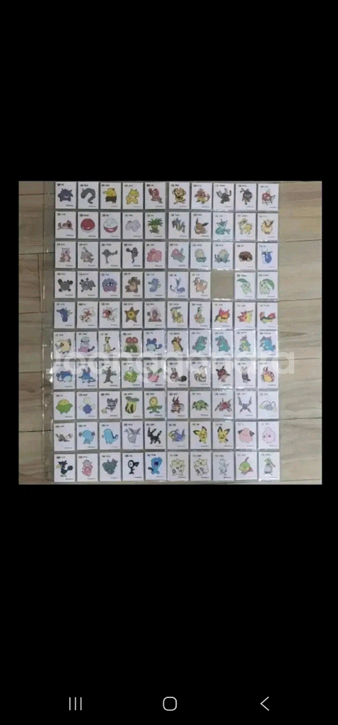 포켓몬띠부씰 1.2세대 3자리--4