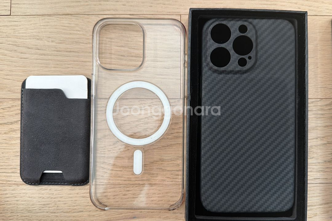 아이폰15프로맥스 순정 투명, 카본&아이패드 프로13 카본케이스&애플워치 울트라1.2(49mm) 케이스--2