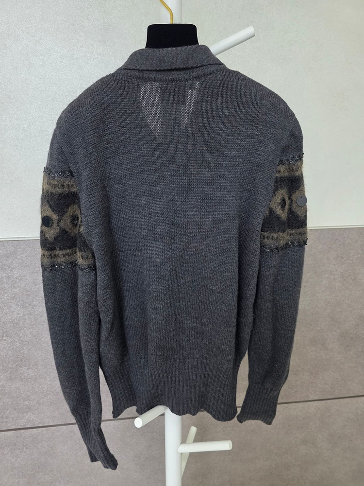 GEIGER 가이거 울 니트 가디건 42사이즈--4