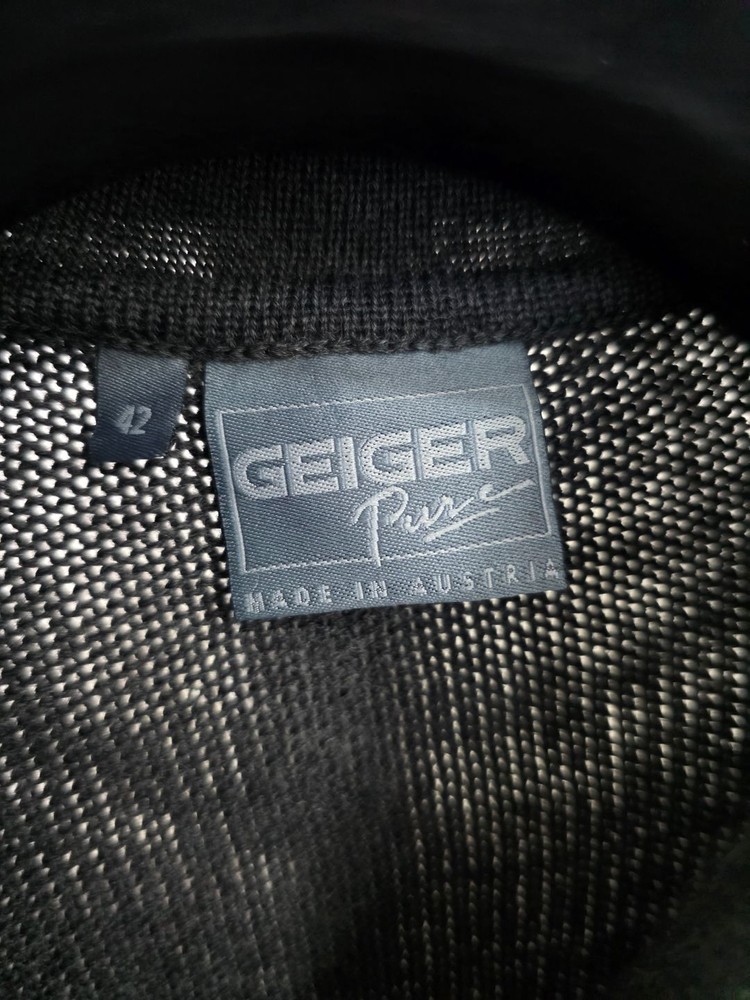 GEIGER 가이거 울 니트 가디건 42사이즈--3