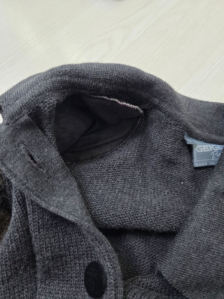 GEIGER 가이거 울 니트 가디건 42사이즈--5