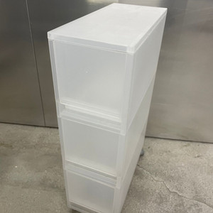 무지 소품 수납박스 3단