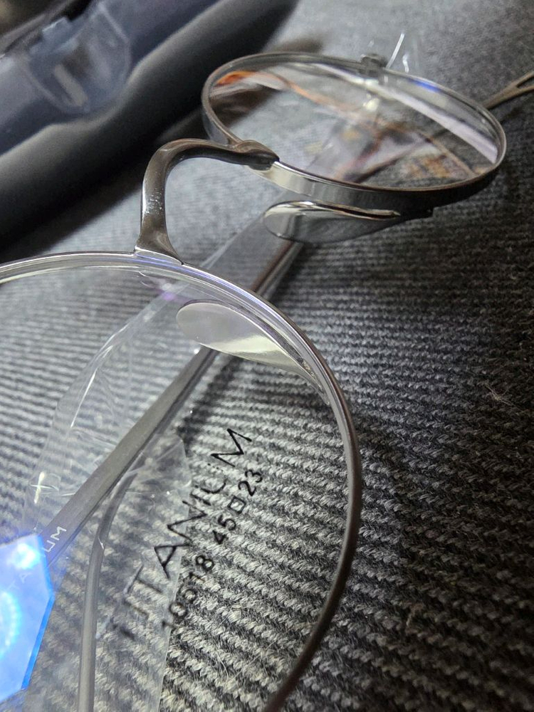 원형 티타늄 안경테--4