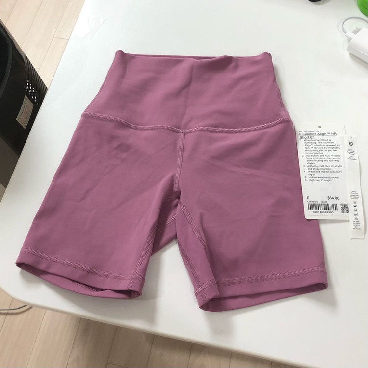 룰루레몬 얼라인 쇼츠 6인치 레깅스--1