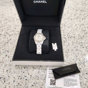 샤넬 J12 H2572 세라믹 자개판 다이아 8P 다이아베젤 29mm 스몰