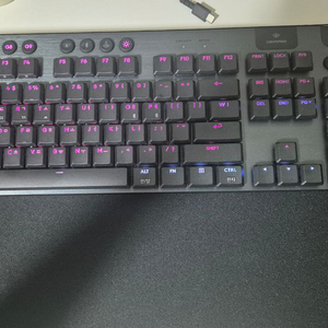 게이밍 키보드 로지텍 G915XLIGHTSPEED 청축, 풀배열, 블랙 이미지