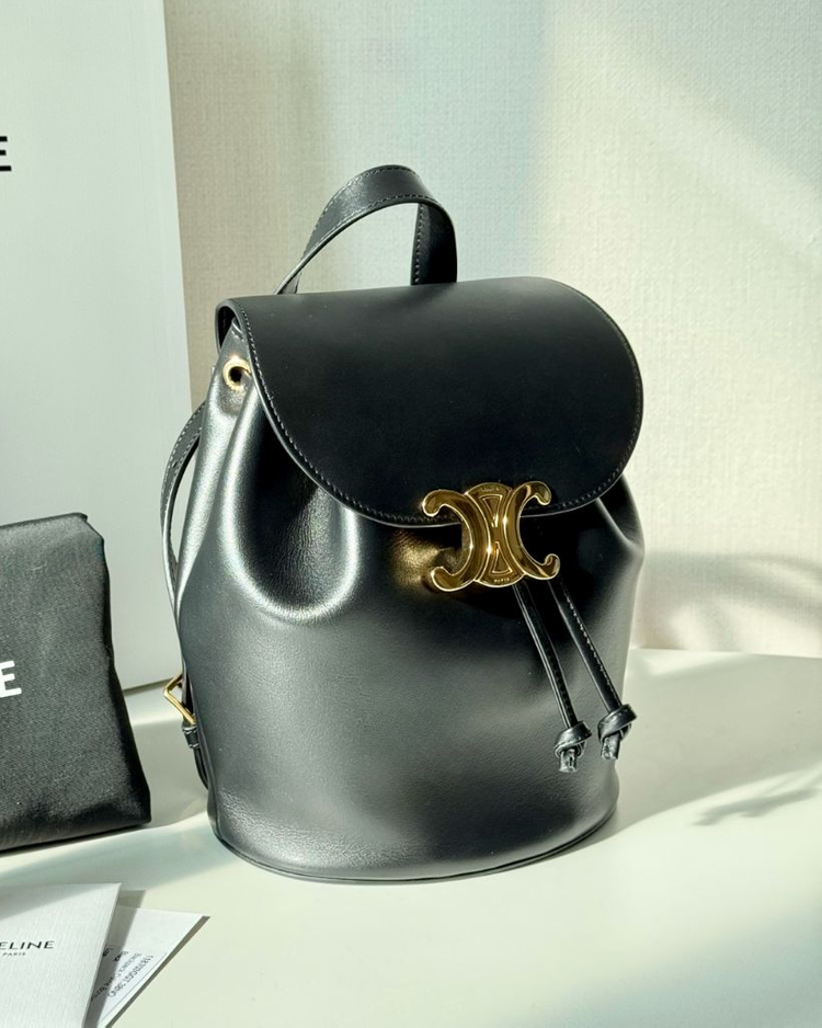 셀린느 보느 백팩 스무스 카프스킨--1