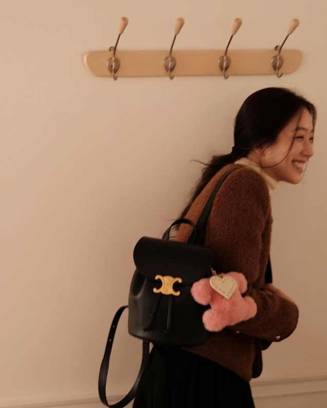 셀린느 보느 백팩 스무스 카프스킨--8