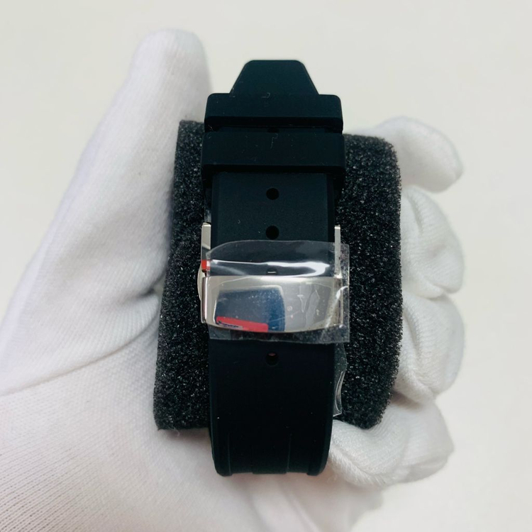 ICED OUT 지샥 GA-2100 지얄오크 실버 보석 블랙 스트랩 시계 이미지