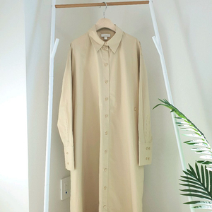 코스cos 바스락 셔츠 롱원피스