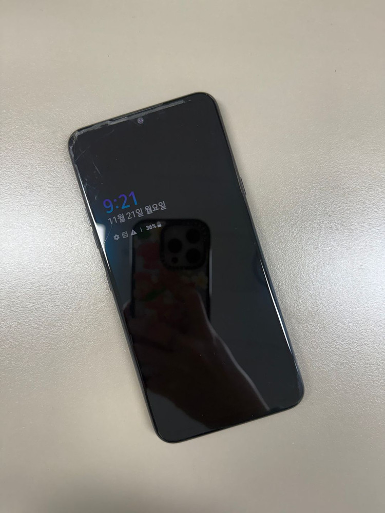 (7만원)LG V50S 블랙색상 256G 가성비 서브폰 배달용 추천 검수완료 단말기 이미지