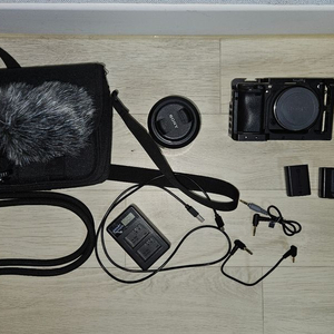 소니 a6400, 스몰리그 케이지, 보야 마이크, sel50f1.8 렌즈