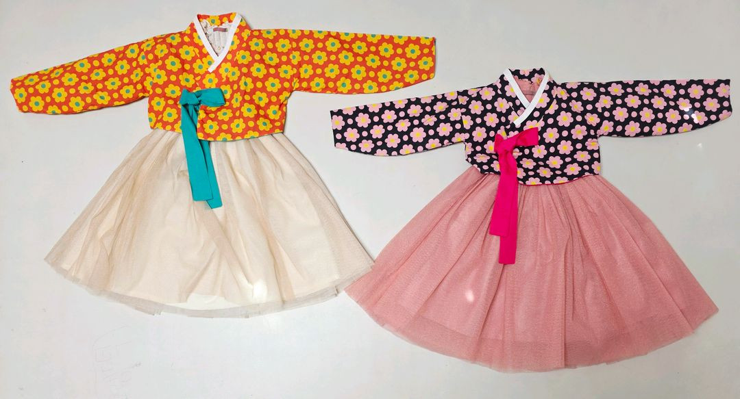 여아 원피스&한복 저고리 세트(7호/9호)--1