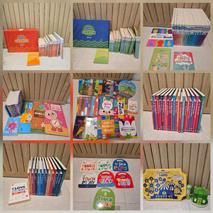 튼튼영어 베이비리그 풀세트(규리펜,부모가이드북,오렌지.그린,규리앤프렌즈,Q플레이,W플레이,싱어롱,댄스어롱)