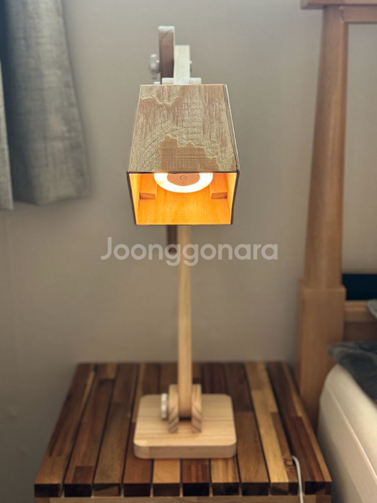 우드 스탠드 조명--2