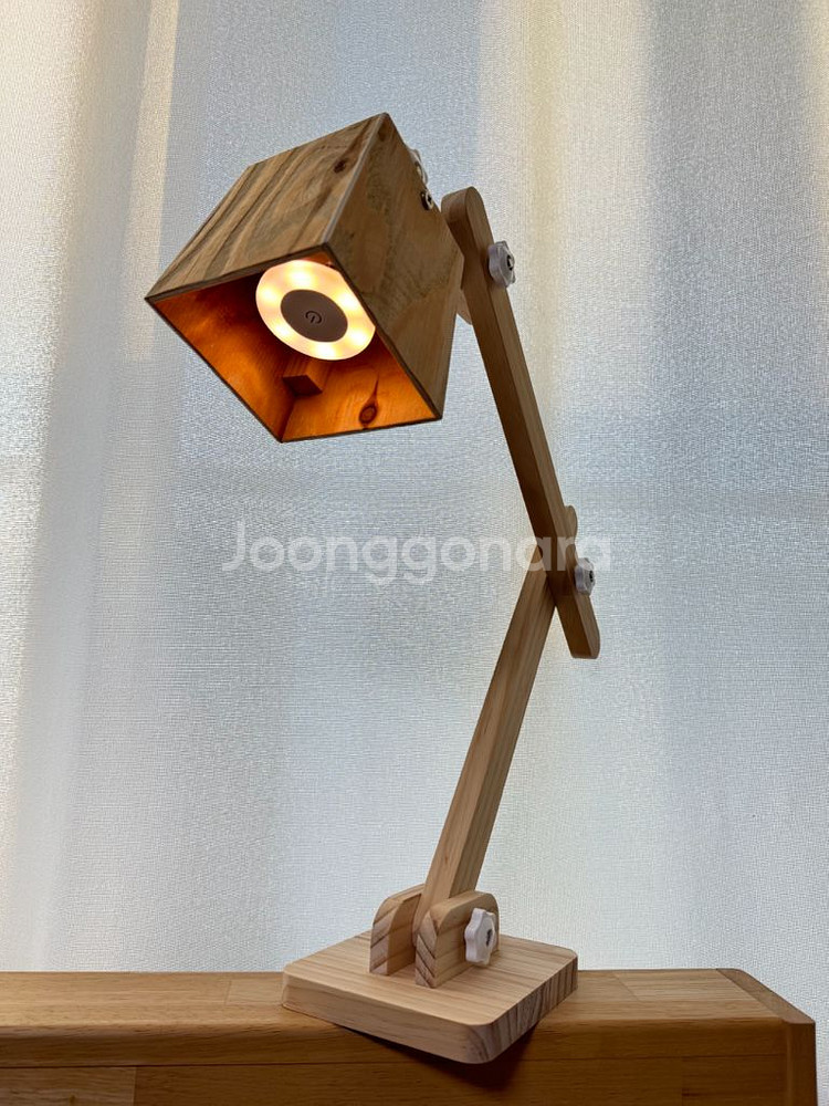 우드 스탠드 조명--3