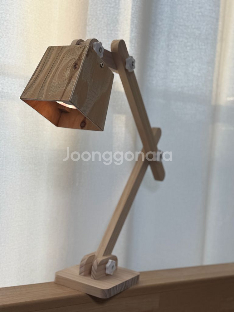 우드 스탠드 조명--7