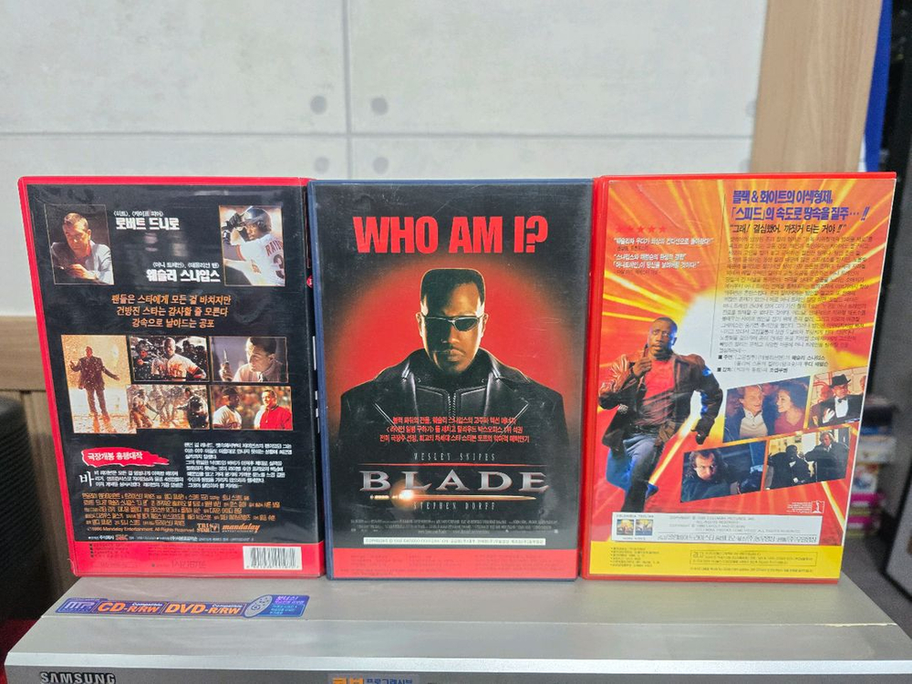 액션스타 웨슬리 스나입스 출연작 비디오테이프 일괄(새해세일)--1