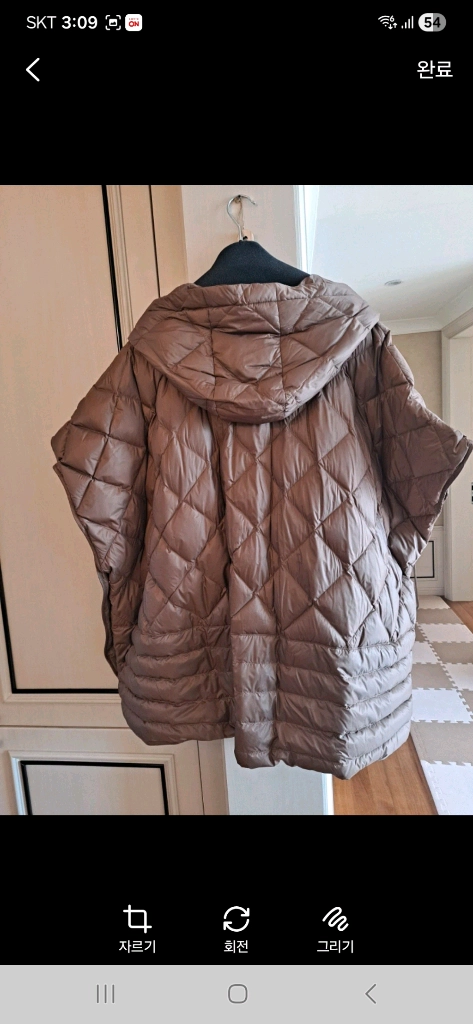 막스마라 트레만케이프 패딩자켓ㅡ새상품급 이미지