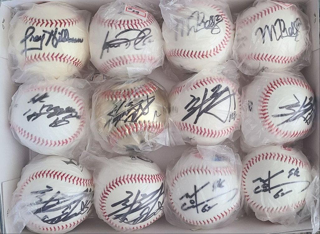 프로야구 SK와이번스 & 넥센 히어로즈 사인볼--2