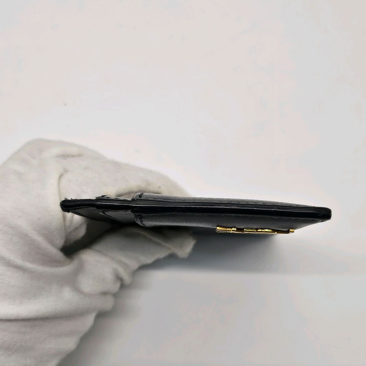 정품 입생로랑 타이니 로고 카드지갑--5