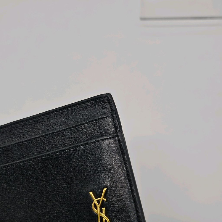 정품 입생로랑 타이니 로고 카드지갑--8