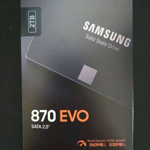 삼성 870evo 2TB ssd 신제품 팝니다