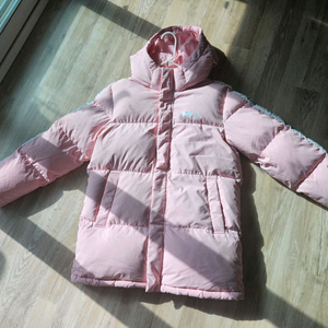 휠라 키즈 핑크 패딩 165