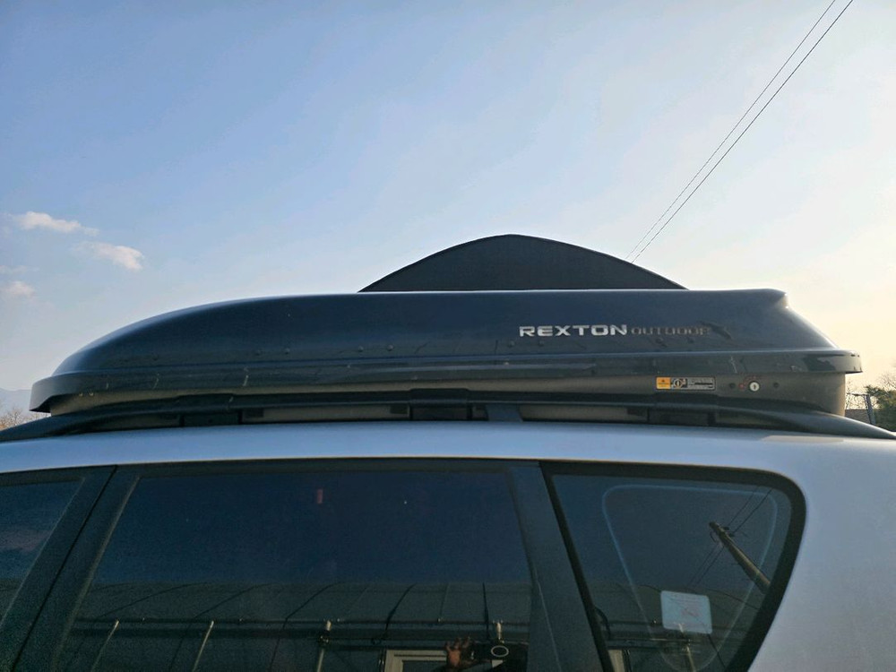 렉스턴용 고토 일체형 루프박스 팔아요.--2