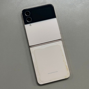 갤럭시Z플립4 골드색상 256용량 미파손 무잔상 가성비 상태좋은단말기 서브용 배달용 게임용 추천