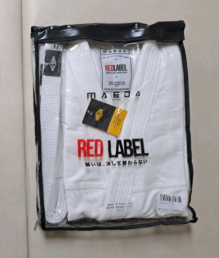 새상품) 마에다 레드라벨 3.0 화이트 주짓수 도복--5