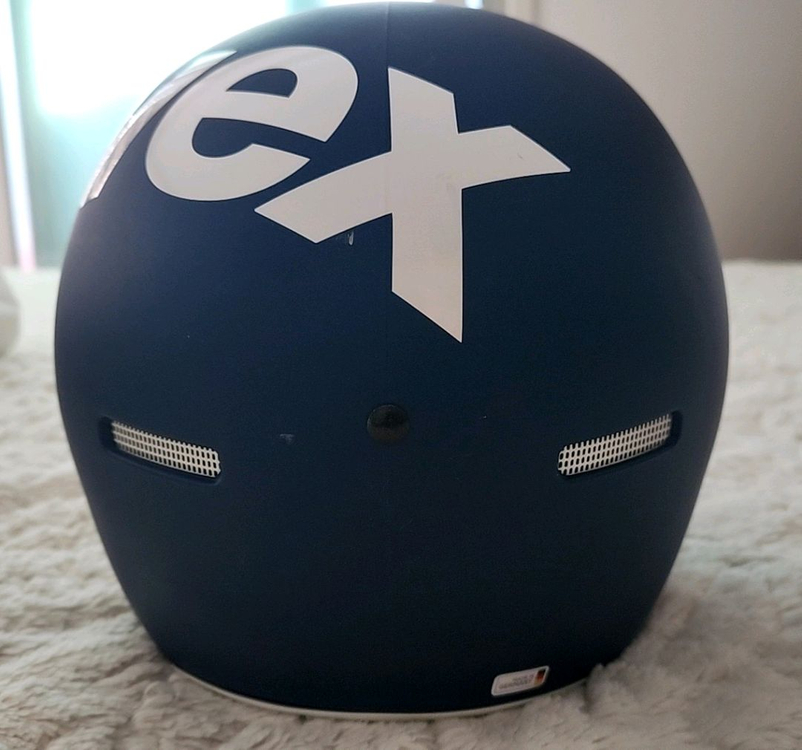 우벡스 스키 헬멧 네이비 바이저 일체형--2