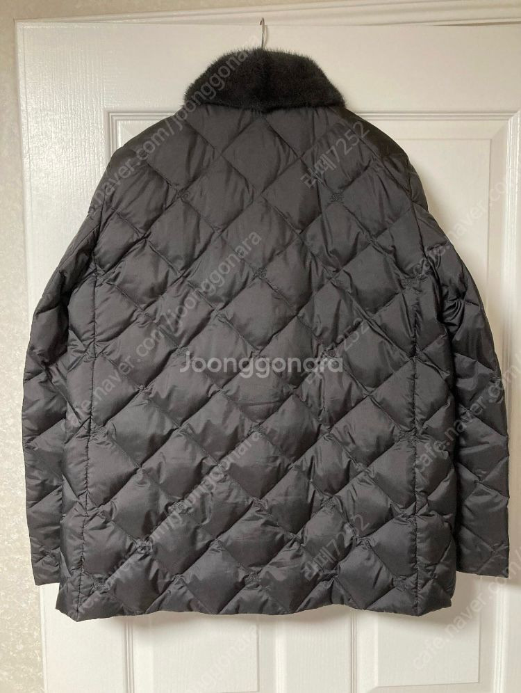 닥스 여성 탈착 밍크카라 경량 구스다운 / 브라운 77사이즈--2