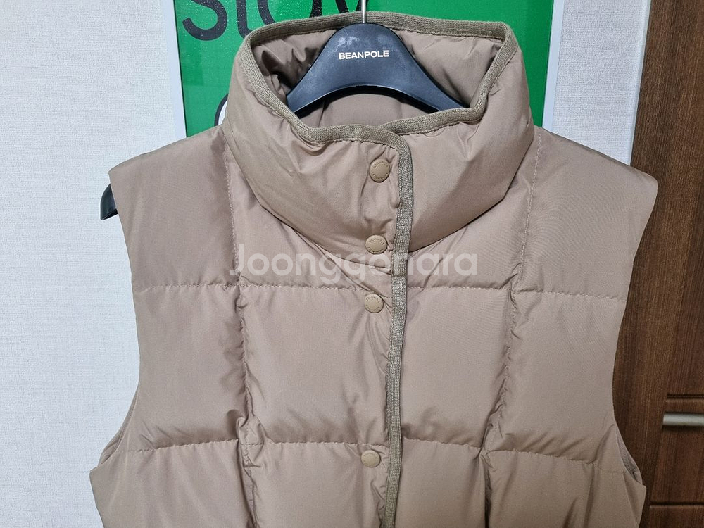 빈폴 레이디스 여성 구스다운 패딩 조끼 팝니다--2