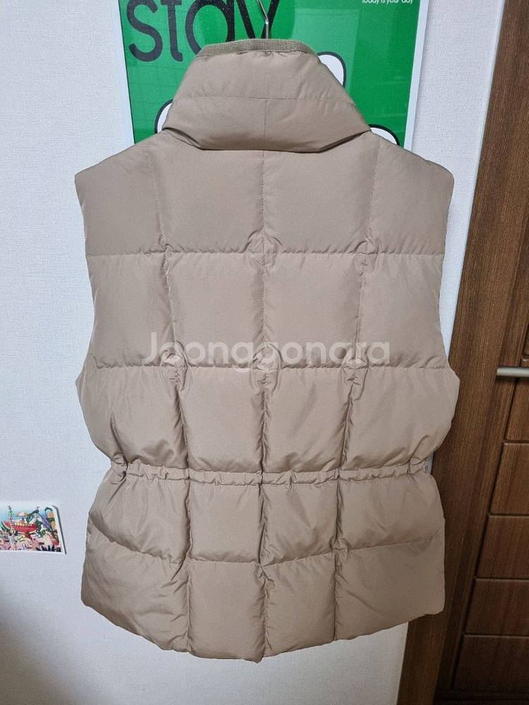 빈폴 레이디스 여성 구스다운 패딩 조끼 팝니다--4