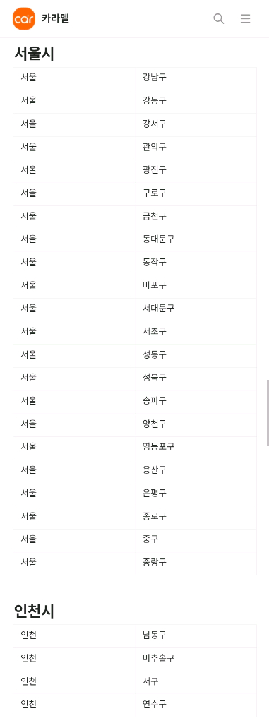 카라멜 방문 출장 세차권팝니다.--2