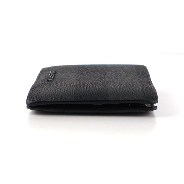 [중고명품다올] 버버리 체크 슬림 바이폴드 남성 반지갑 81005291 이미지