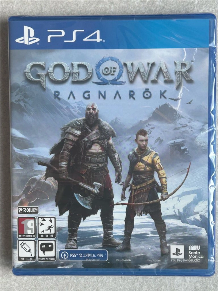 PS4 갓오브워 라그나로크 새제품 팝니다.(GS반택포함) - 안심되는 중고거래