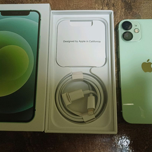 아이폰 12 미니 64gb 그린 S급 풀박스 판매합니다.