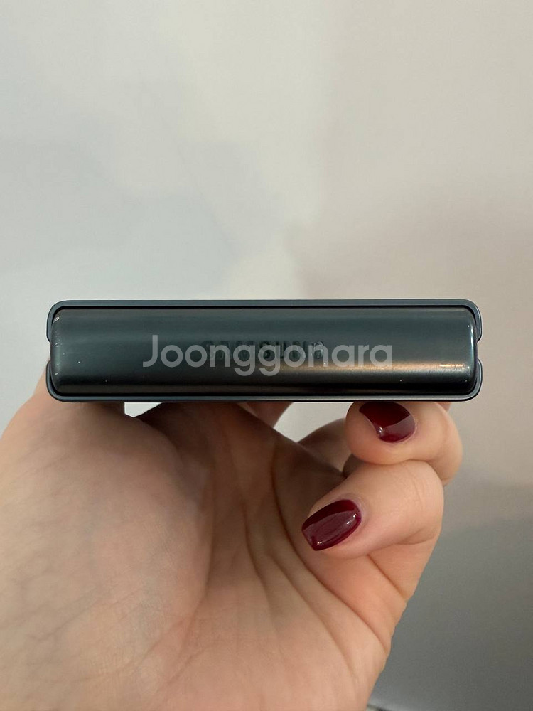 무잔상)갤럭시Z플립3 그린 256GB Y1393--4