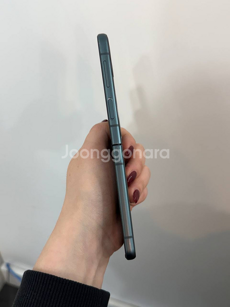 무잔상)갤럭시Z플립3 그린 256GB Y1393--5