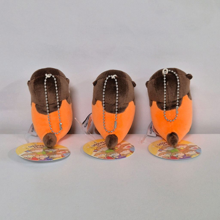 어린이 우소우소짱 수달 인형 키링 볼체인 가방고리 괴담출근 괴출 최요원 이미지