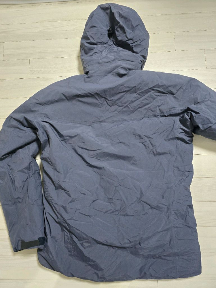 아크테릭스 고어텍스 패딩 XL 그레이 정품 운포--1