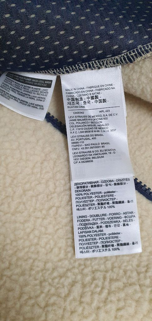 리바이스 후리스 업 베스트 아디다스 룰루레몬 이미지