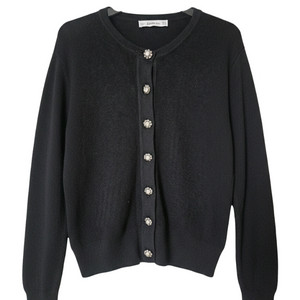자라 쥬얼버튼 니트 가디건 블랙 색상 S사이즈 이미지