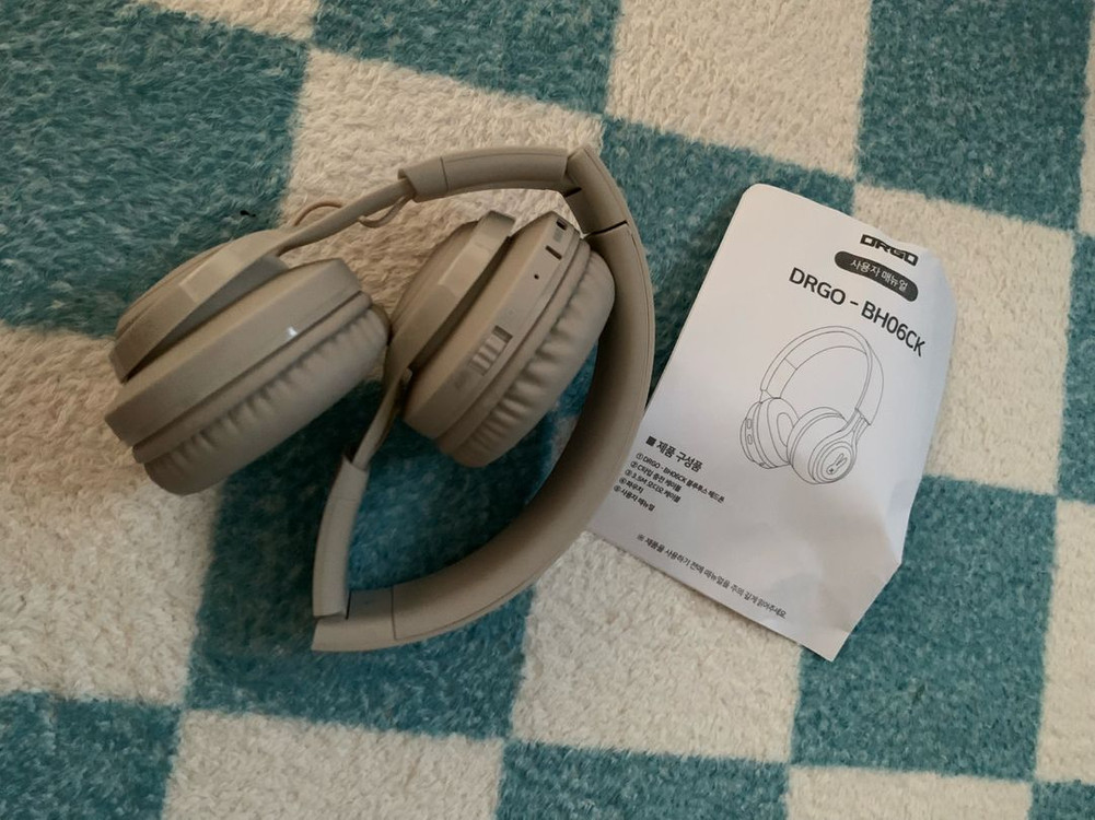 디알고 청력보호 유아 어린이 헤드셋 블루투스 헤드폰--1