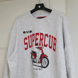 혼다 모터사이클 맨투맨 티셔츠 Super Cub