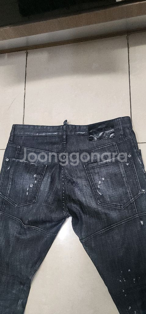 디스퀘어드 블랙테이핑 블랙진 35~39--3