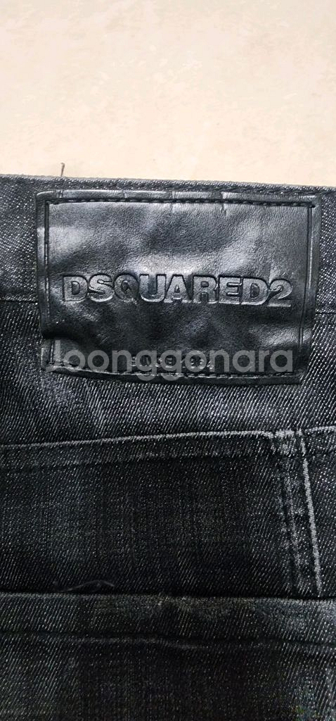 디스퀘어드 블랙테이핑 블랙진 35~39--4